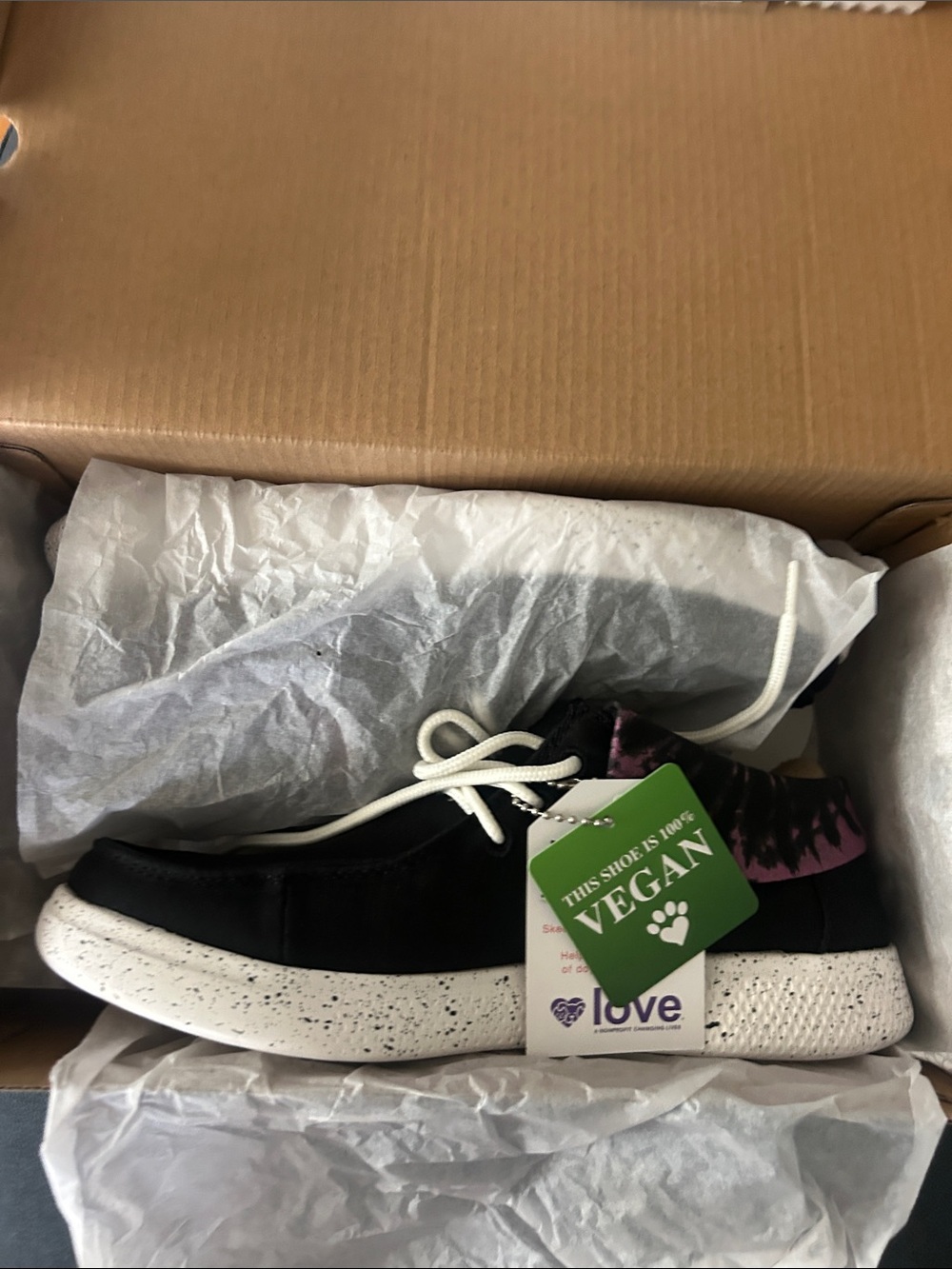 BOBS from Skechers Black and Pink Women’s Vegan Casual Sneakers